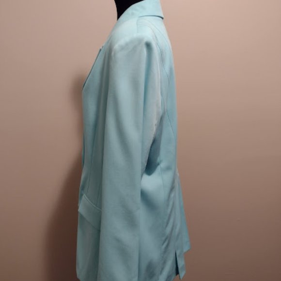Together, 2pc Pant Suit, Light Blue, Pleated Back, Size-12, New - Picture 5 of 7